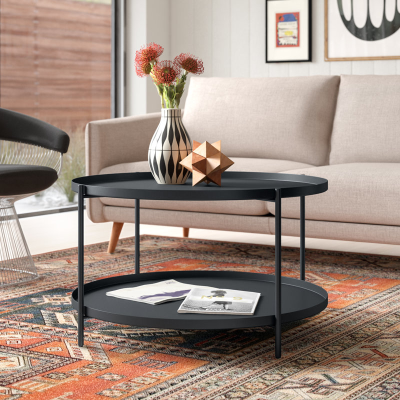 Higuchi Coffee Table with Tray Top AllModern